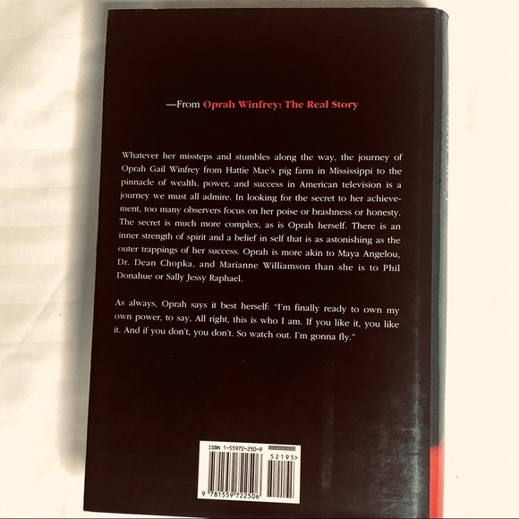“Oprah Winfrey The Real Story” hardback book written by George Mail - Picture 2 of 4